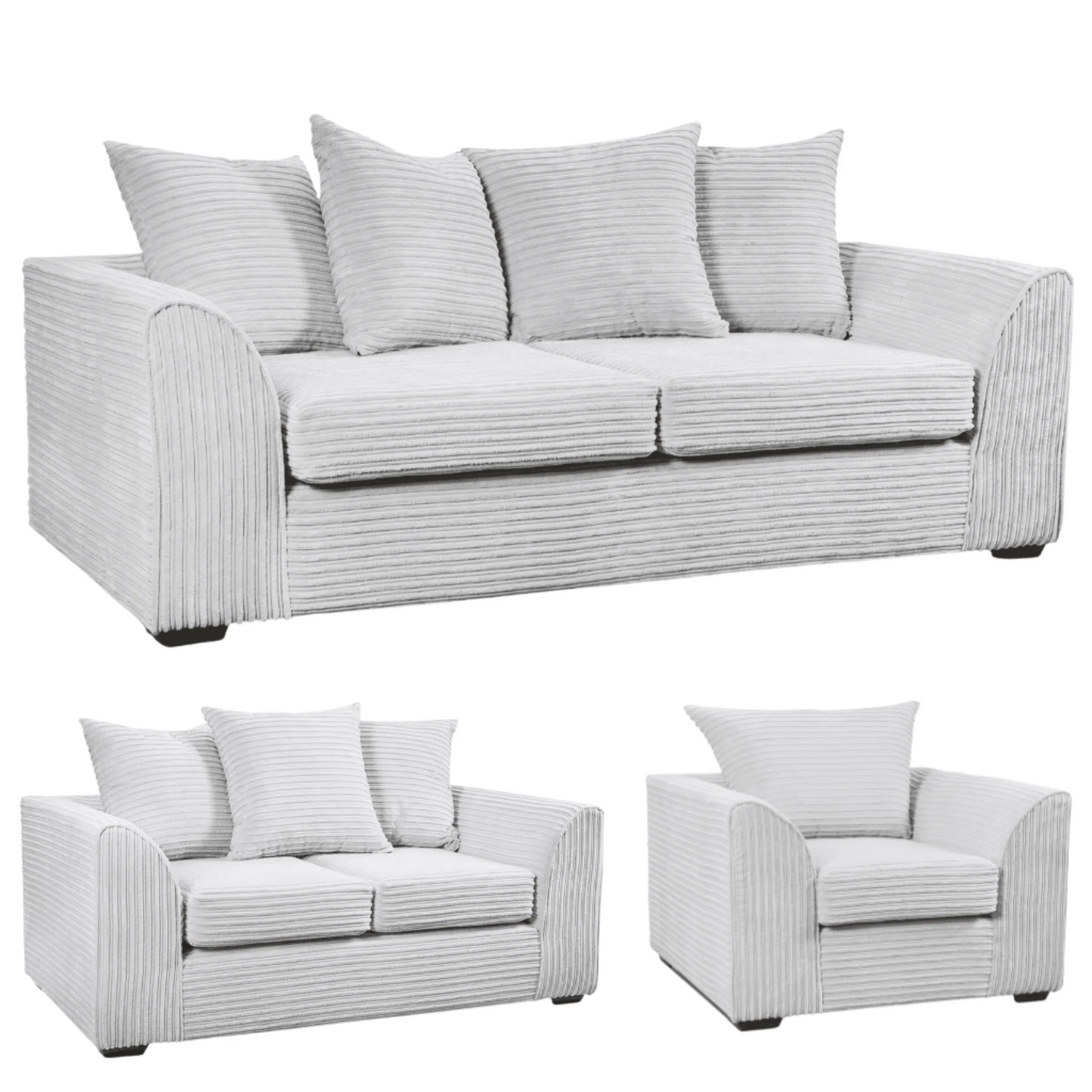 Byron Fabric 3+2+1 Seater Sofa Set