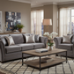 3 Seater Sofa with Armchair in Living Room