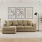 Beige Brooklyn sectional left-hand facing