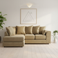 Beige Brooklyn sectional left-hand facing