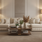 Beige U-Shape Sofa Boutique Hotel