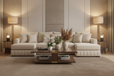 Beige U-Shape Sofa Boutique Hotel