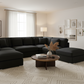 Belgravia Sofa Black U Shape Corner