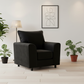 Black Brooklyn armchair in Scandinavian interior