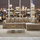 Caramel Byron Corner Sofa Front View