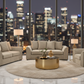 Caramel Byron Sofa Set Blurred Night View