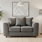 Grey Brooklyn 2-seater sofa zoomed view