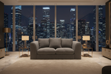 Grey Byron Sofa Night View