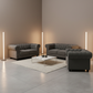 Grey Chesterfield Complete Set Luxury Background