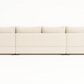 Lilly U-Shaped Corner Sofa – Light Cream