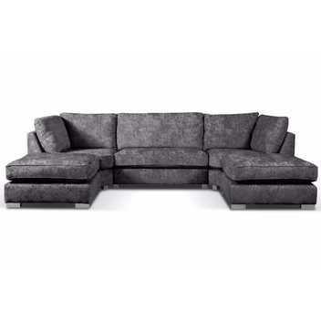 Bishop Alaska Fabric U Shape High Back Corner Sofa