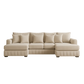Lilly U-Shaped Corner Sofa – Light Cream