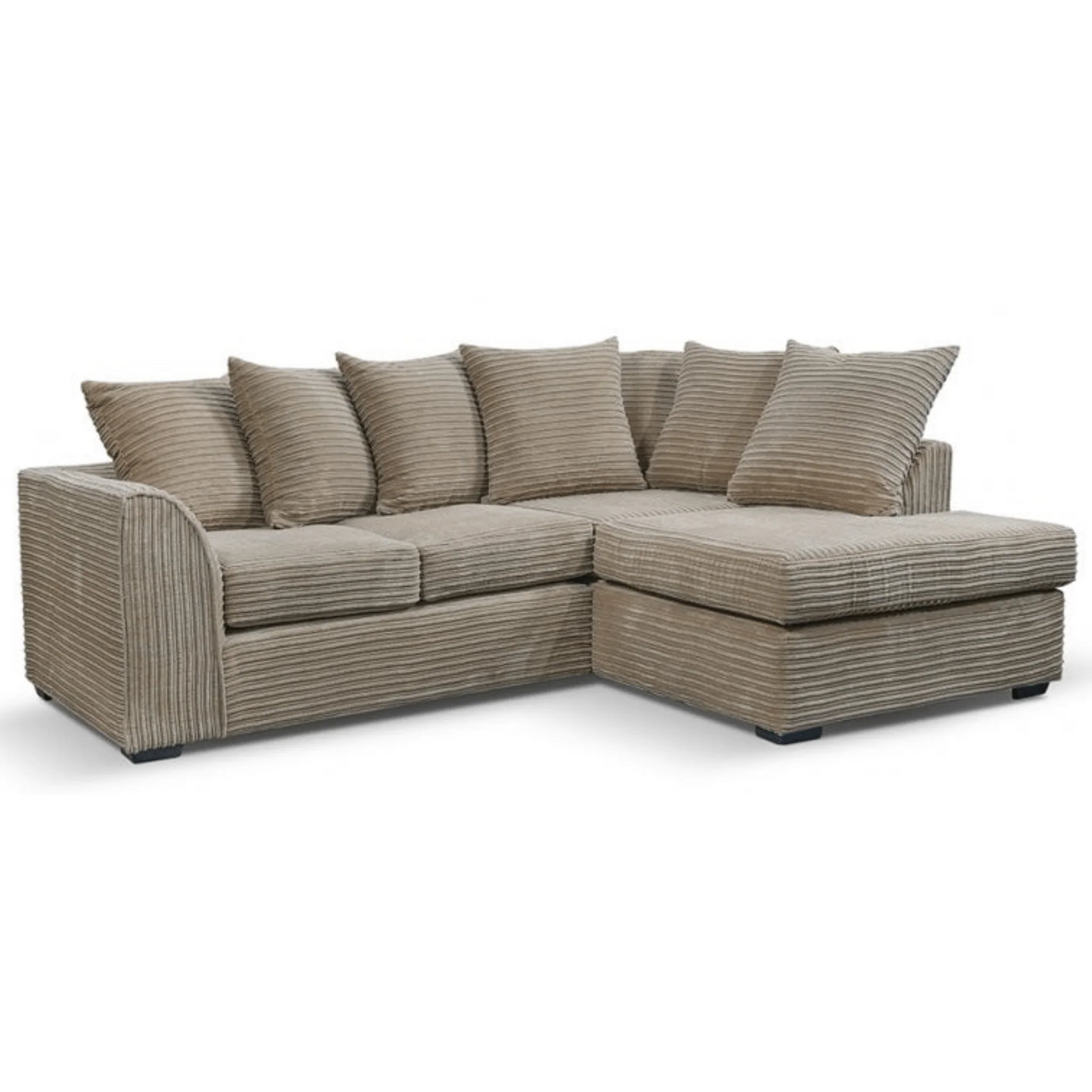 Byron Caramel Fabric Right Hand Corner Sofa-RHC Sofa