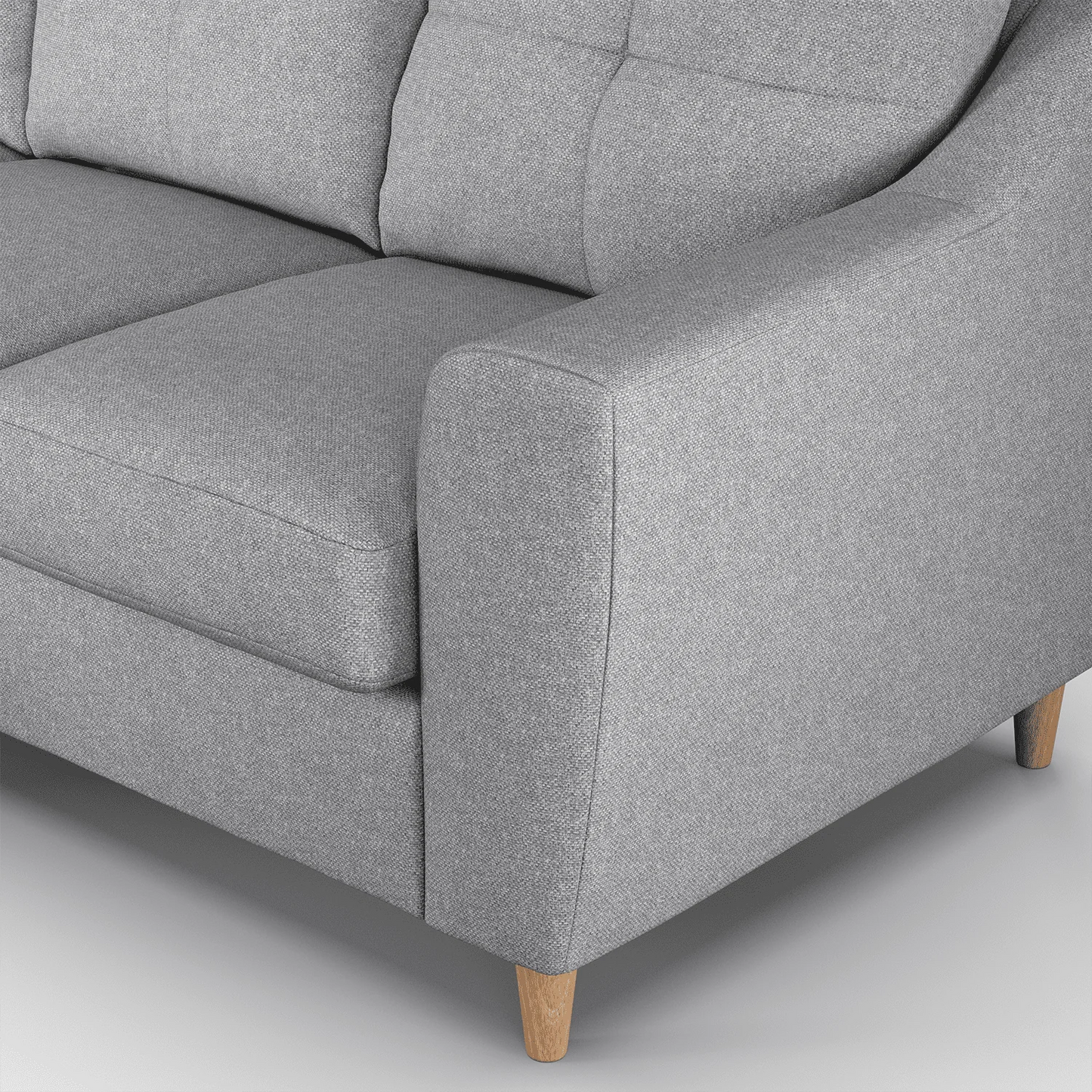 Baxter Tufted Fabric 2 Seater Sofa