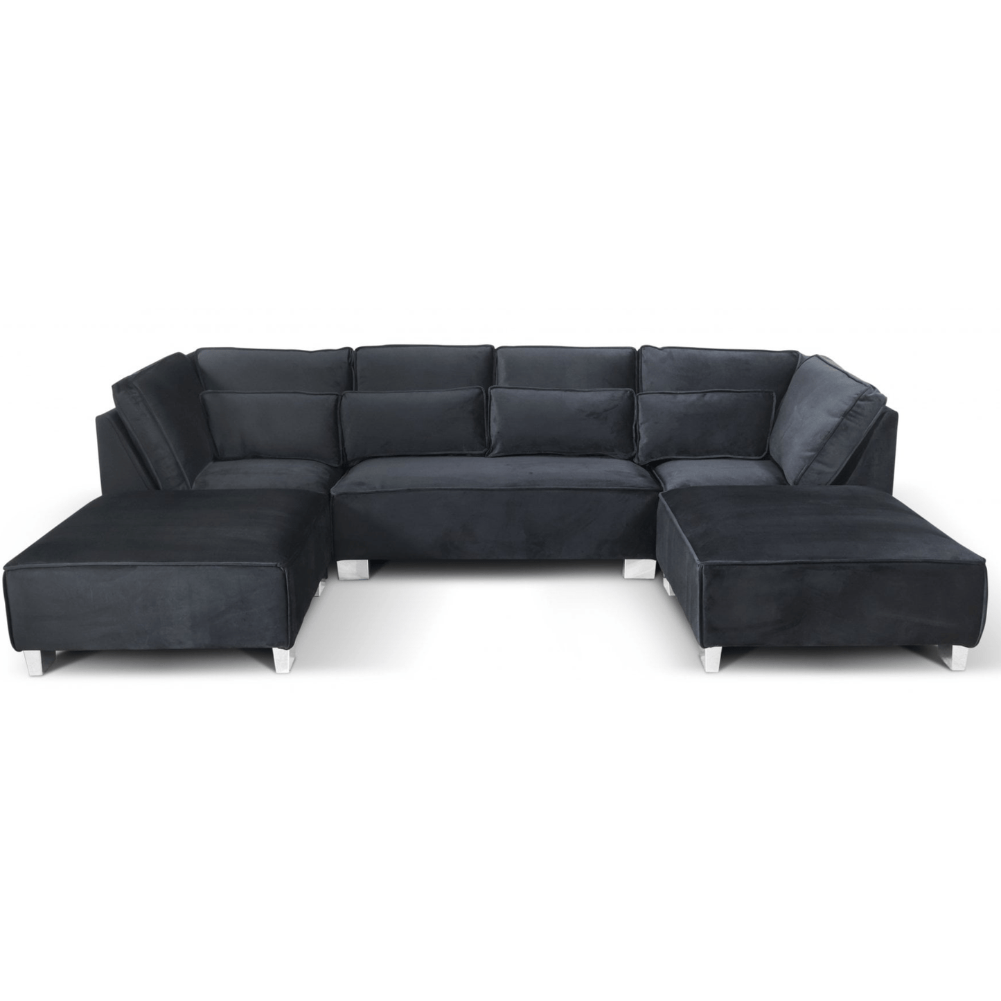 Sloane U Shape Velvet Corner Sofa