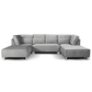Sloane U Shape Velvet Corner Sofa