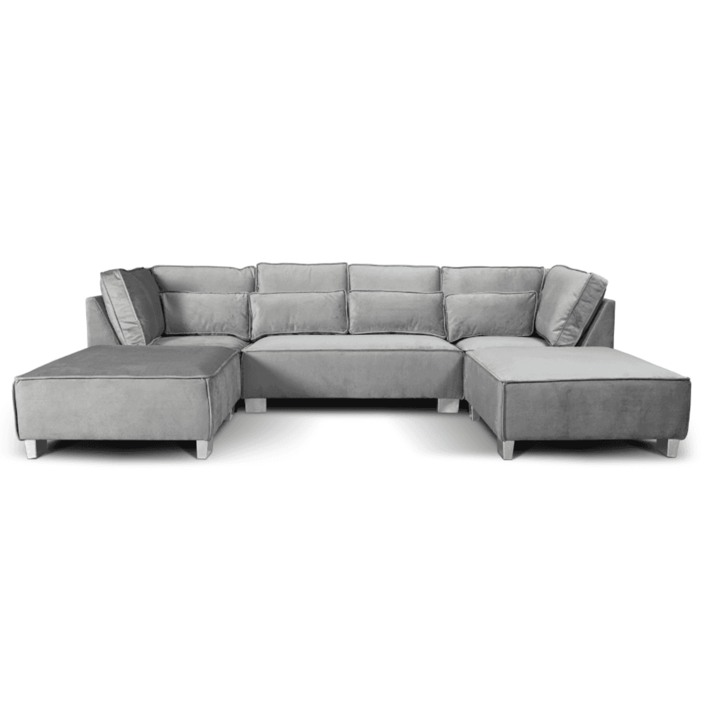 Sloane U Shape Velvet Corner Sofa