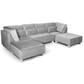 Sloane U Shape Velvet Corner Sofa