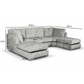 Bishop Alaska Fabric U Shape High Back Corner Sofa