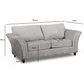 Canterbury Fabric 3+2 Seater Sofa Set