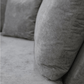 Carnaby Fabric U Shape High Back Corner Sofa + Footstool