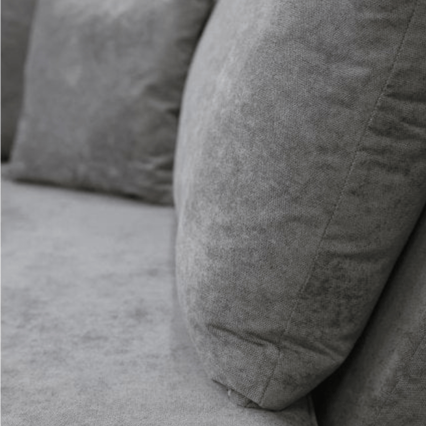Carnaby Fabric U Shape High Back Corner Sofa + Footstool