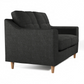 Baxter Tufted Fabric 2 Seater Sofa