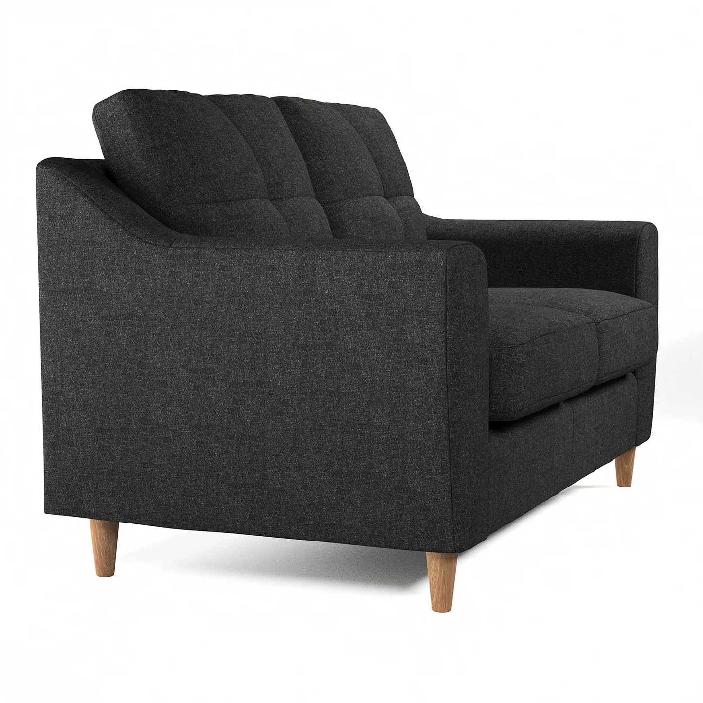 Baxter Tufted Fabric 2 Seater Sofa