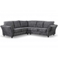 Canterbury Fabric High Back Corner Sofa