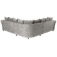 Canterbury Fabric High Back Corner Sofa