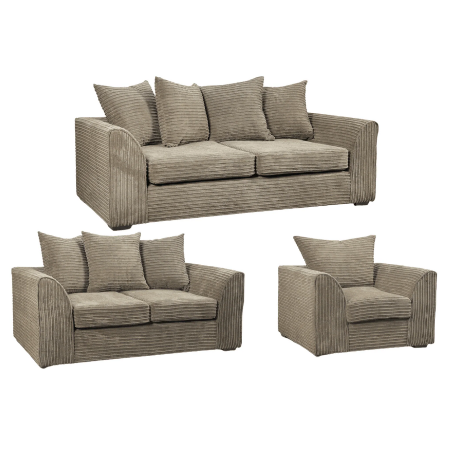 Byron Fabric 3+2+1 Seater Sofa Set