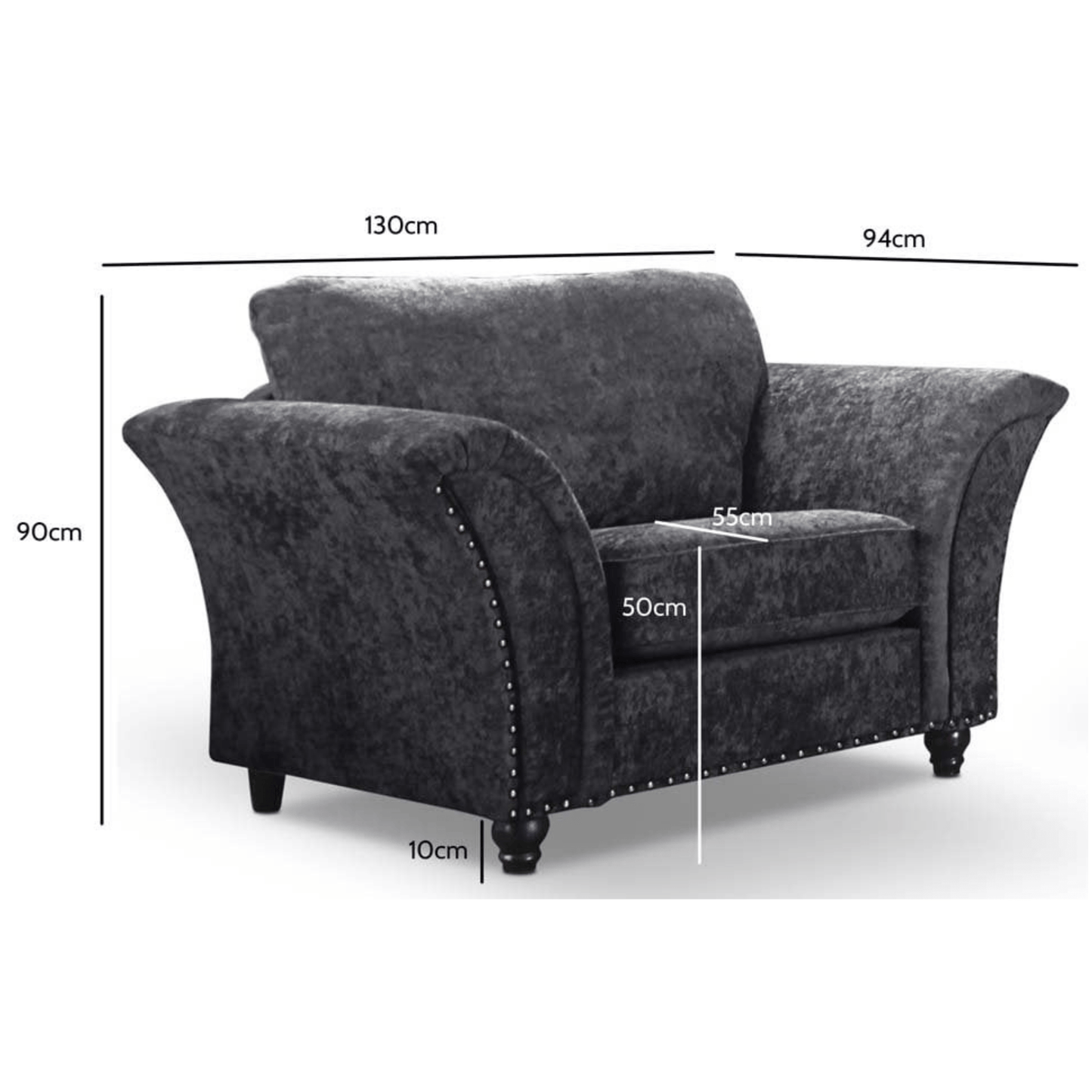 Canterbury Fabric 3+2+1 Seater Sofa Set