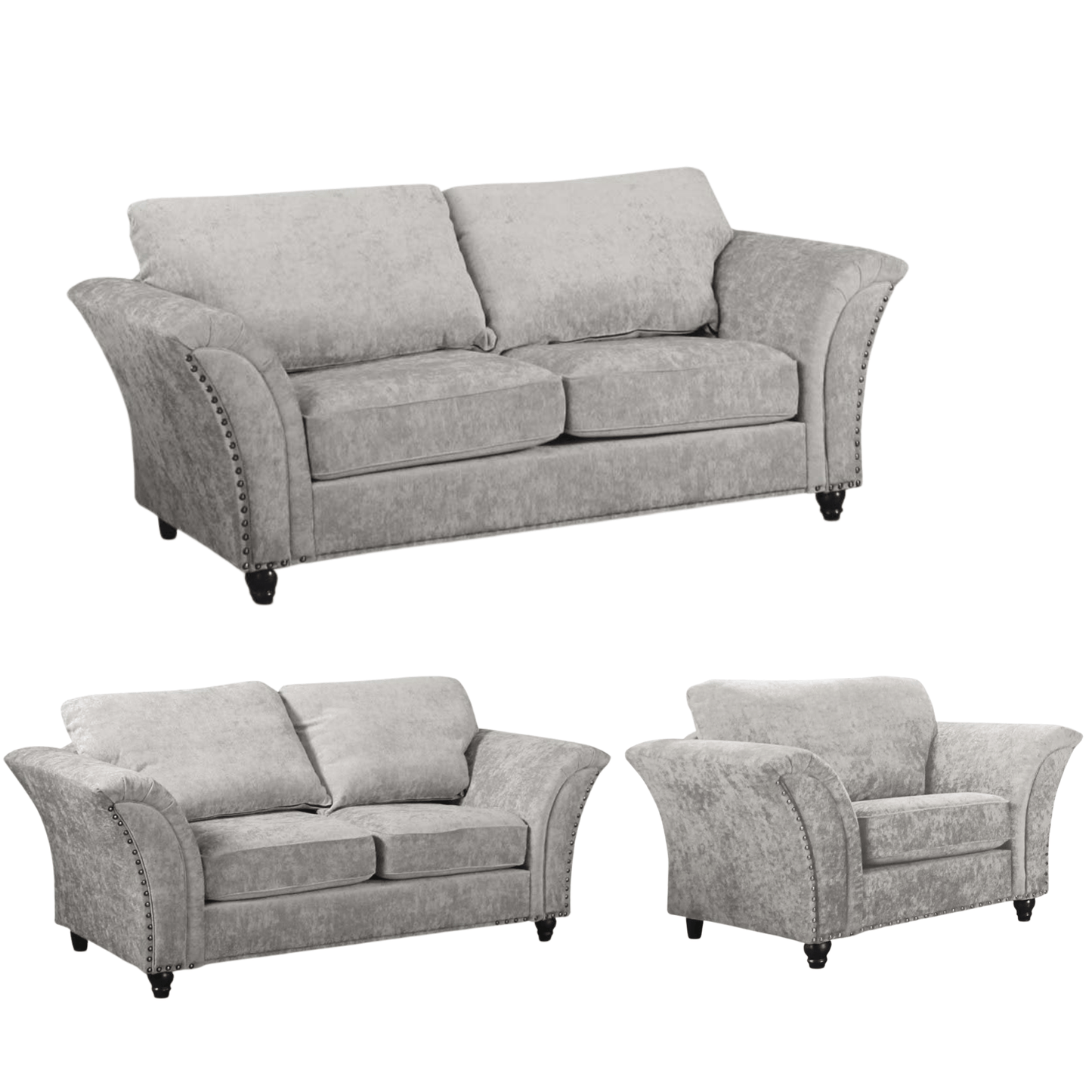 Canterbury Fabric 3+2+1 Seater Sofa Set