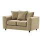 Brooklyn Full Foam Plush Velvet 2 seater