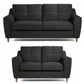 Baxter Tufted Fabric 3+2 Sofa Suite