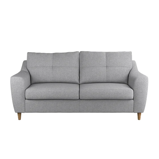 Baxter Tufted Fabric 3 Seater Sofa