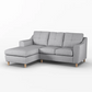 Baxter Fabric L Shaped 3 Seater Corner Sofa With Chaise