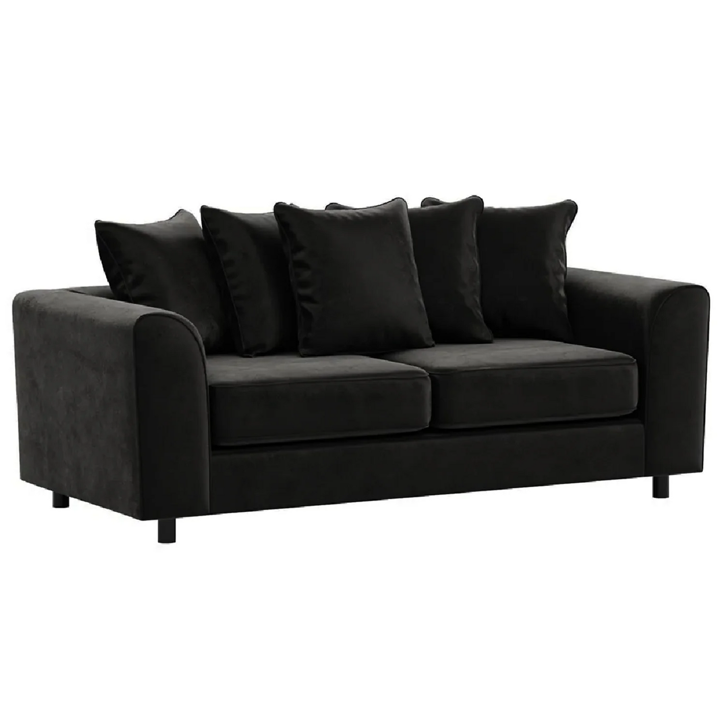 Brooklyn Full Foam Plush Velvet 3 Seater