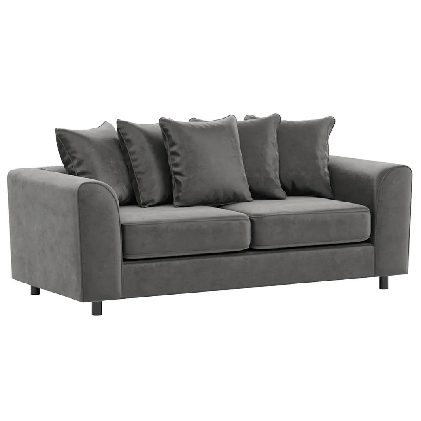 Brooklyn Full Foam Plush Velvet 3 Seater