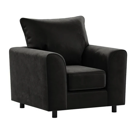 Brooklyn Full Foam Plush Velvet Armchair