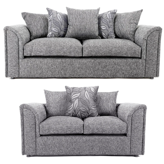 Byron Dundee Chenille Fabric 3+2 Sofa Suite