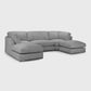 Inga Sofa Grey U Shape Corner