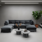 Slate U-Shape Sofa Top View