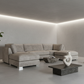 Truffle U-Shape Sofa Minimalist Concrete